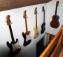 Fender 62er Fender 57er CAR Fender 72er Gibson SG und Washburn R308