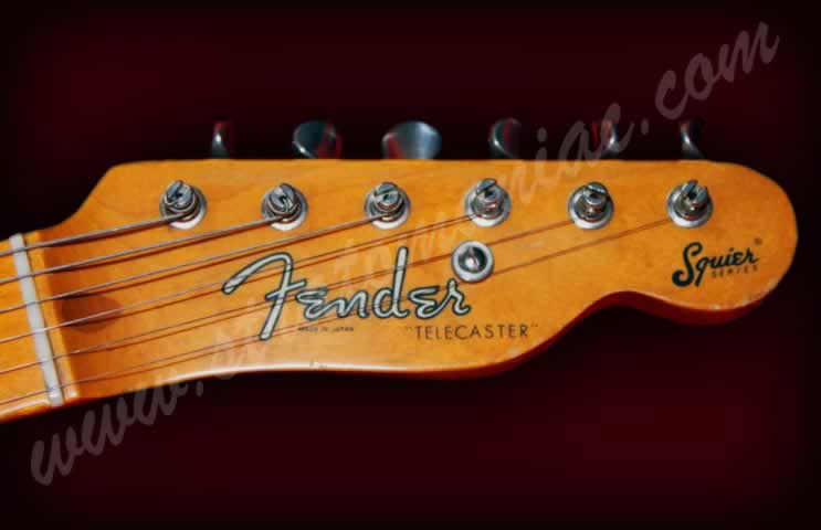 Fender Squier Logo Serie Telecaster Erste Squier